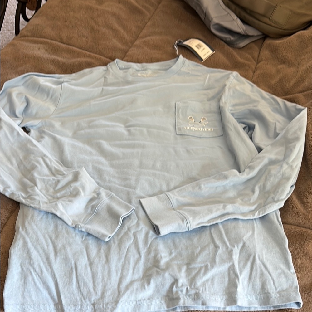 Vineyard Vines Blue Long Sleeve Tee